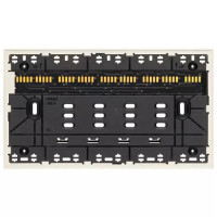 Vimar Суппорт XT на 4 модуля конопляный, 32604.C