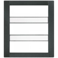 Vimar Накладка для 18 (6+6+6) модулей металлик антрацитовый, 16749.V23