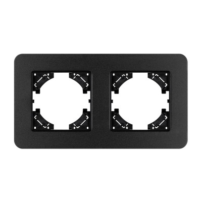 049738 - Рамка алюминиевая FRM-AKIRY-SFAL-2-BK (Arlight, -)