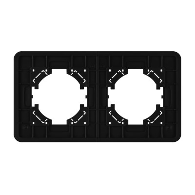 049738 - Рамка алюминиевая FRM-AKIRY-SFAL-2-BK (Arlight, -)