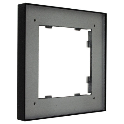 IRIDIUM Рамка на 1 пост, черный, Monaco 04 без кромки, 04P105