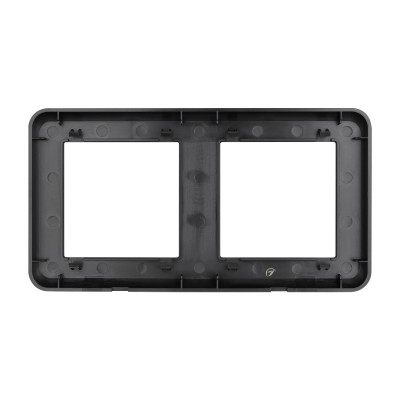 043778 - Рамка пластиковая FRM-VERSA-PL-2-BK (Arlight, -)