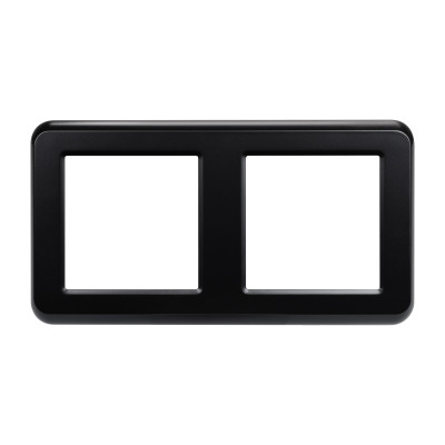 043778 - Рамка пластиковая FRM-VERSA-PL-2-BK (Arlight, -)
