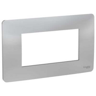 NU210430 - UNICA MODULAR РАМКА 4-модульная, АЛЮМИНИЙ