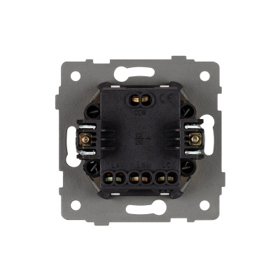 Механизм выключателя трехклавишный непроходной SWT-MK03-PL-GD-V (250V, 10A) (Arlight, -), 049899