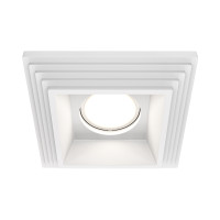 Maytoni Technical Встраиваемый светильник Gyps modern GU10 10Вт, DL005-1-01-W-1