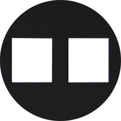 Donel D16 матовый карбон накладка 2-я для розеток RJ45,TV,SAT, DO86930