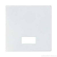 Aquadesign Клавиша 1-ная с линзой, IP44,  бел.