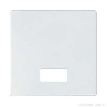 Aquadesign Клавиша 1-ная с линзой, IP44,  бел.