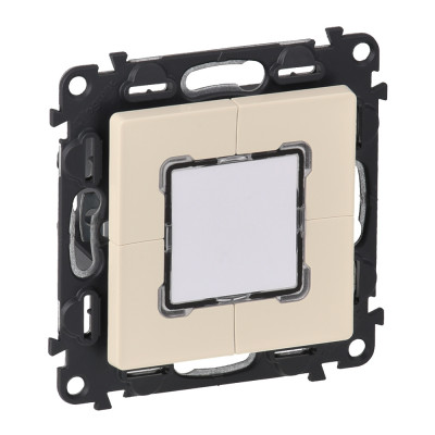 Legrand Valena LIFE MyHome.Сценарный выключатель для 4 сценариев.С лицевой панелью.Слоновая кость, 752282