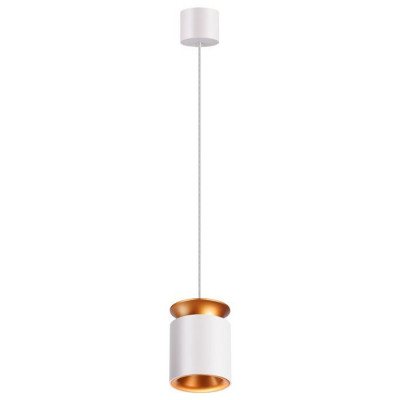 Novotech 358157 OVER NT19 193 белый/золото Подвесной светильник IP20 LED 3000K 9W 220V ORO