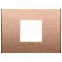 19652.11 - Vimar Накладка Classic на 2 модуляC медь зачищенная щеткой