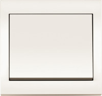 Berker Выключатель 1-клавишный, глянцевый белый, серия K.1