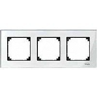 M-Elegance Рамка 3-ная, стекло бриллиант (max 56)