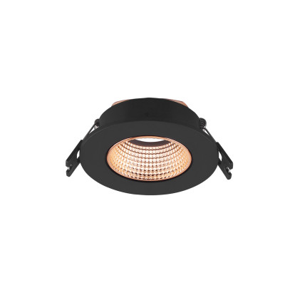 Denkirs DK3061-BBR Встраиваемый светильник, IP 20, 10 Вт, GU5.3, LED, черный/бронзовый, пластик