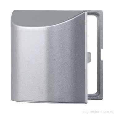 SM Крышка с адаптерной рамкой для приборов DIN 49075, алюм.