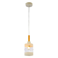 Evoluce SLE114503-01 Подвес Белый, Светлое дерево/Белый, Прозрачный E27 1*60W