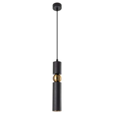 Arte Lamp RAN, Подвес, цвет арматуры - черный, цвет плафона/декора - ЧЕРНЫЙ, 1х50W GU10, A3162SP-1BK