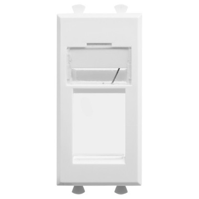 4400201 - ДКС Адаптер для Keystone, "Avanti", "Белое облако", 1 модуль