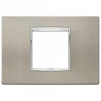 20652.C14 - Vimar Накладка классика для 2 модуля центрально титан матовый