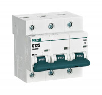 DEKraft Автоматический выключатель 3Р 125А х-ка С ВА-201 10кА