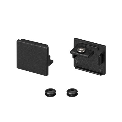 Заглушка SL-LINE-2522 BLACK глухая (Arlight, Металл), 033040