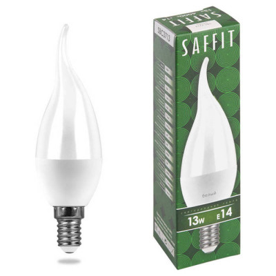 Лампа светодиодная, 13W 230V E14 4000K на ветру C37T, SBC3713, Feron 55165