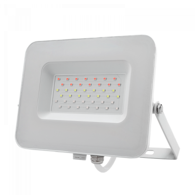 Jazzway Прожектор PFL-30W RGB WH IP65, 5012103