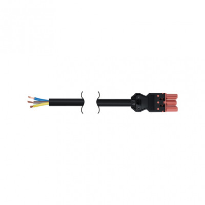 Simon Connect Красный Кабель 2м 3x2,5мм, разъёмы Quick Connection "мама - free-end" 2P+E, CR4020-6