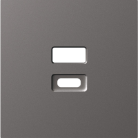 Donel A07 матовый титан накладка для розеток USB, серия DB, DE28645