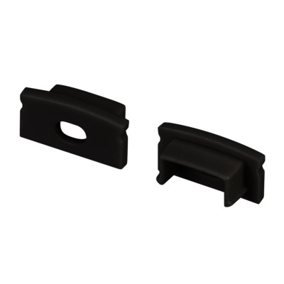 Заглушка LINE-1708 BLACK с отверстием (Arlight, Пластик), 040315