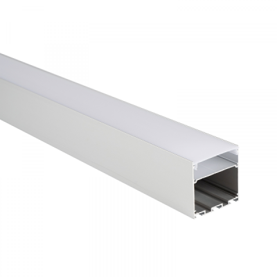 Jazzway Профиль  PAL 5050 (комплект) накладной 2м анод.с подвесом, 5049901