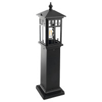 Светильник садово-парковый, 60W 230V IP44 черный, PL676, Feron 11691