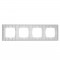 Рамка 4-м Pixel универс. бел. TOKOV ELECTRIC TKE-PX-RM4-C01