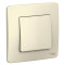 BLANCA С/У 1-клавишный ПЕРЕКЛЮЧАТЕЛЬ (cх.6), 10А, 250B, МОЛОЧНЫЙ