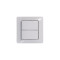 GLOSSA 2-клавишный ВЫКЛЮЧАТЕЛЬ, сх.5, 10АХ, механизм, БЕЛЫЙ