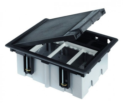 Simon SConnect Люк на 2 CIMA-мод. (4 мод. 45х45 мм), глубина 70-100мм, посадка 170х155мм, max 600кг, графи, SF270-14