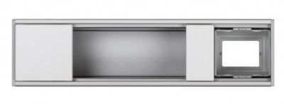 Simon K45 Connect Офиблок Compact из алюминия на 3+1 механизм белого цвета, KFC103LP1-9