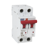 КЭАЗ OptiDin ВМ63Р Выключатель нагрузки 2P 40A AC (BM63P-240-УХЛ3), 103893 КЭАЗ OptiDin ВМ63Р Выключатель нагрузки 2P 40A AC (BM63P-240-УХЛ3), 103893