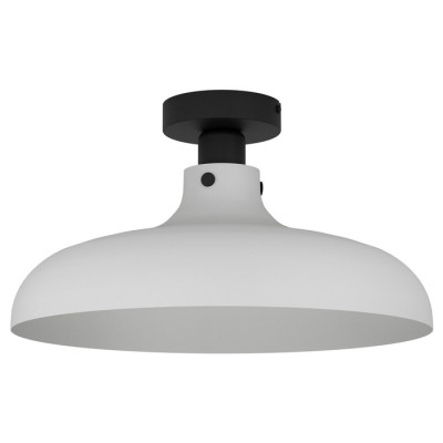 43842 Подвесной потолочный светильник (люстра) MATLOCK, 1Х40W, E27, H210, ?380, сталь, серый, черный