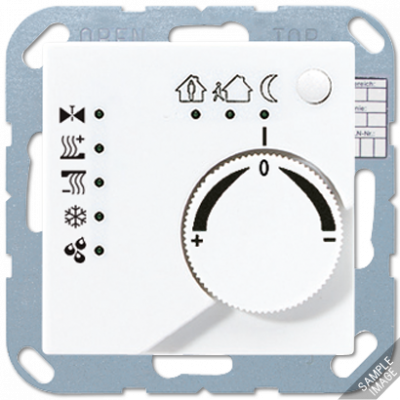 KNX-регулятор с ручкой для установки температуры; слоновая кость, A2178