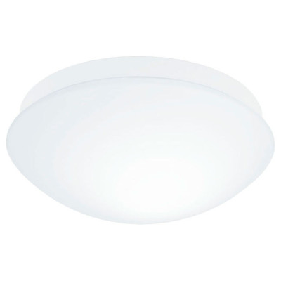 97531 Светодиод. потол. светильник BARI-M с датчиком дв-я, 1х20W (E27) ?275, H110, IP44, пластик, бе