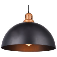 Arte Lamp EURICA, Подвес, цвет арматуры - черный, цвет плафона/декора - ЧЕРНЫЙ, 1х60W E27, A4249SP-1BK