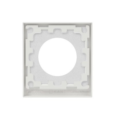 DKC KANT Рамка 1 пост IP44, белый песок, 7010942