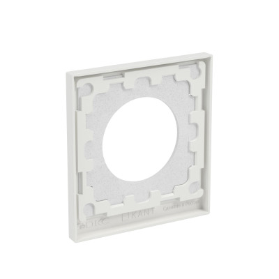 DKC KANT Рамка 1 пост IP44, белый песок, 7010942