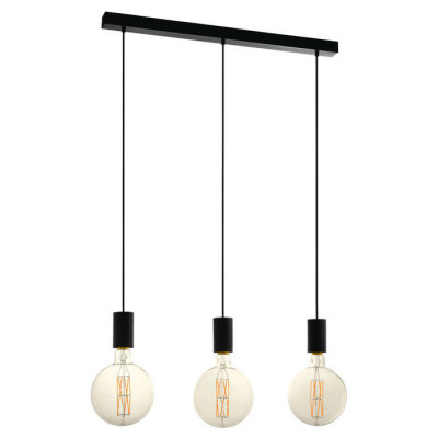 98662 Подвес POZUETA, 3х40W (E27), ?840, B65, H1100, сталь, черный