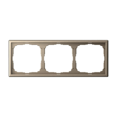 GAL000503 - ARTGALLERY 3-постовая РАМКА, универсальная, ШАМПАНЬ, Systeme Electric