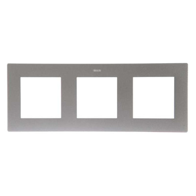 Simon Рамка 3 поста, алюминий, 2400630-033