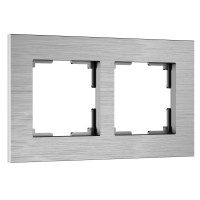 Werkel W0023506/ Рамка на 2 поста AluMax (алюминий), a066327 Werkel W0023506/ Рамка на 2 поста AluMax (алюминий), a066327