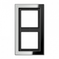 Рамка 2-кратная; полированный хром, GCRD2982